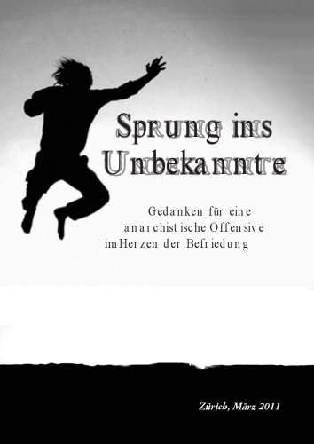 Sprung ins Unbekannte: Gedanken für eine anarchistische Offensive im Herzen der Befriedung