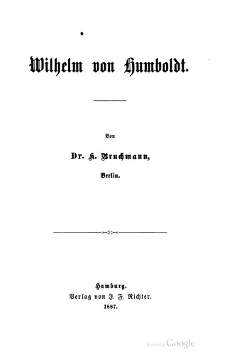 Wilhelm von Humboldt
