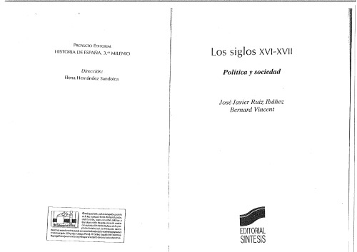 Los siglos XVI-XVII