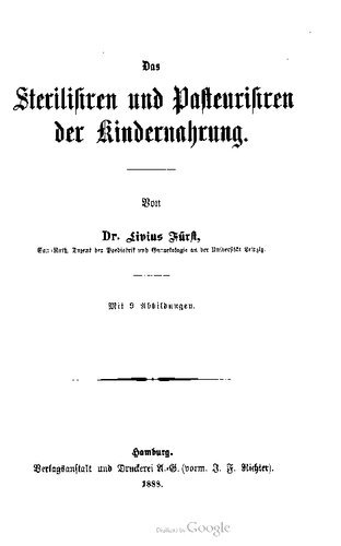 Das Sterilisieren und Pasteurisieren der Kindernahrung