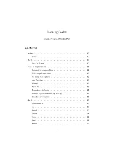 Learning Scalaz (7.1)