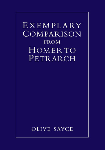 Exemplary Comparison from Homer to Petrarch