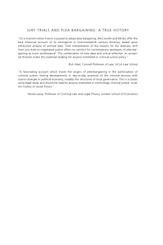 Jury Trials And Plea Bargaining: A True History