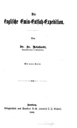 Die englische Emin-Entsatz-Expedition