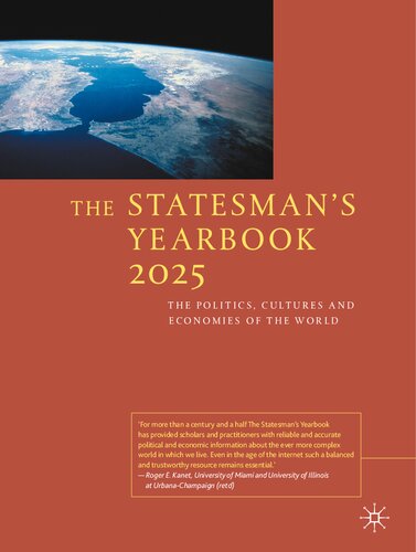 The Statesman's Yearbook 2025: The Politics, Cultures and Economies of the World