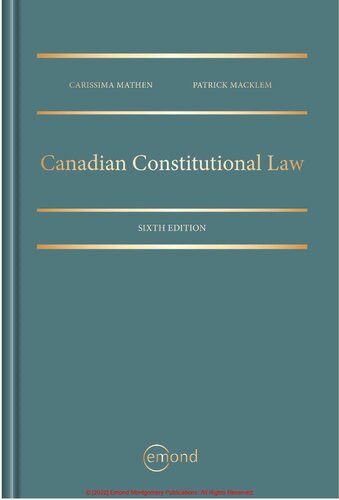 Canadian Constitutional Law