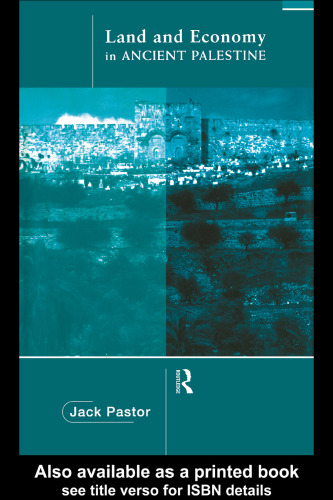 Land and Economy In Ancient Palestine