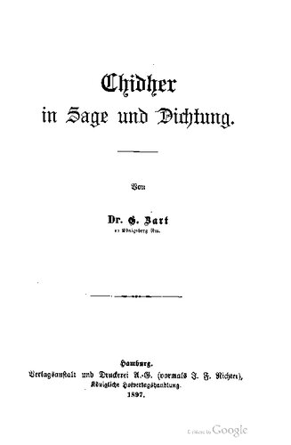 Chidher in Sage und Dichtung