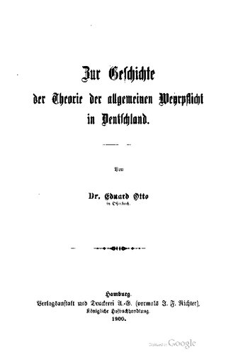 Zur Geschichte der Theorie der allgemeinen Wehrpflicht in Deutschland
