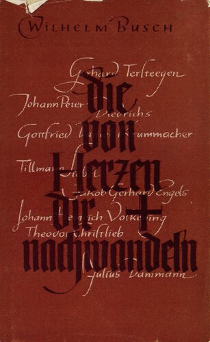 Die von Herzen dir nachwandeln