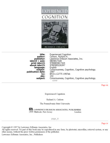 Experienced Cognition