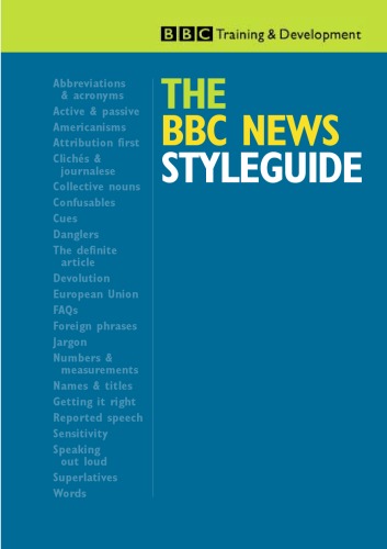 The BBC News Styleguide