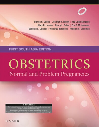 Obstetrics: Normal and Problem Pregnancies: 1st South Asia Edn