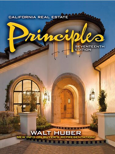 California Real Estate Principles