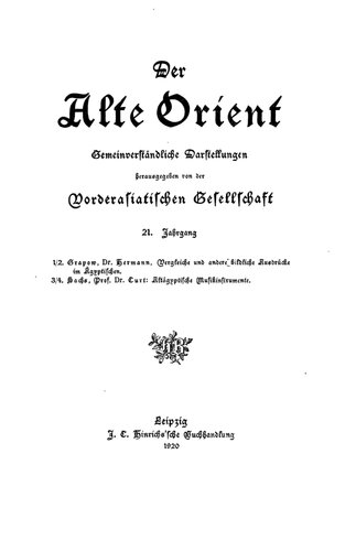 Altägyptische Musikinstrumente