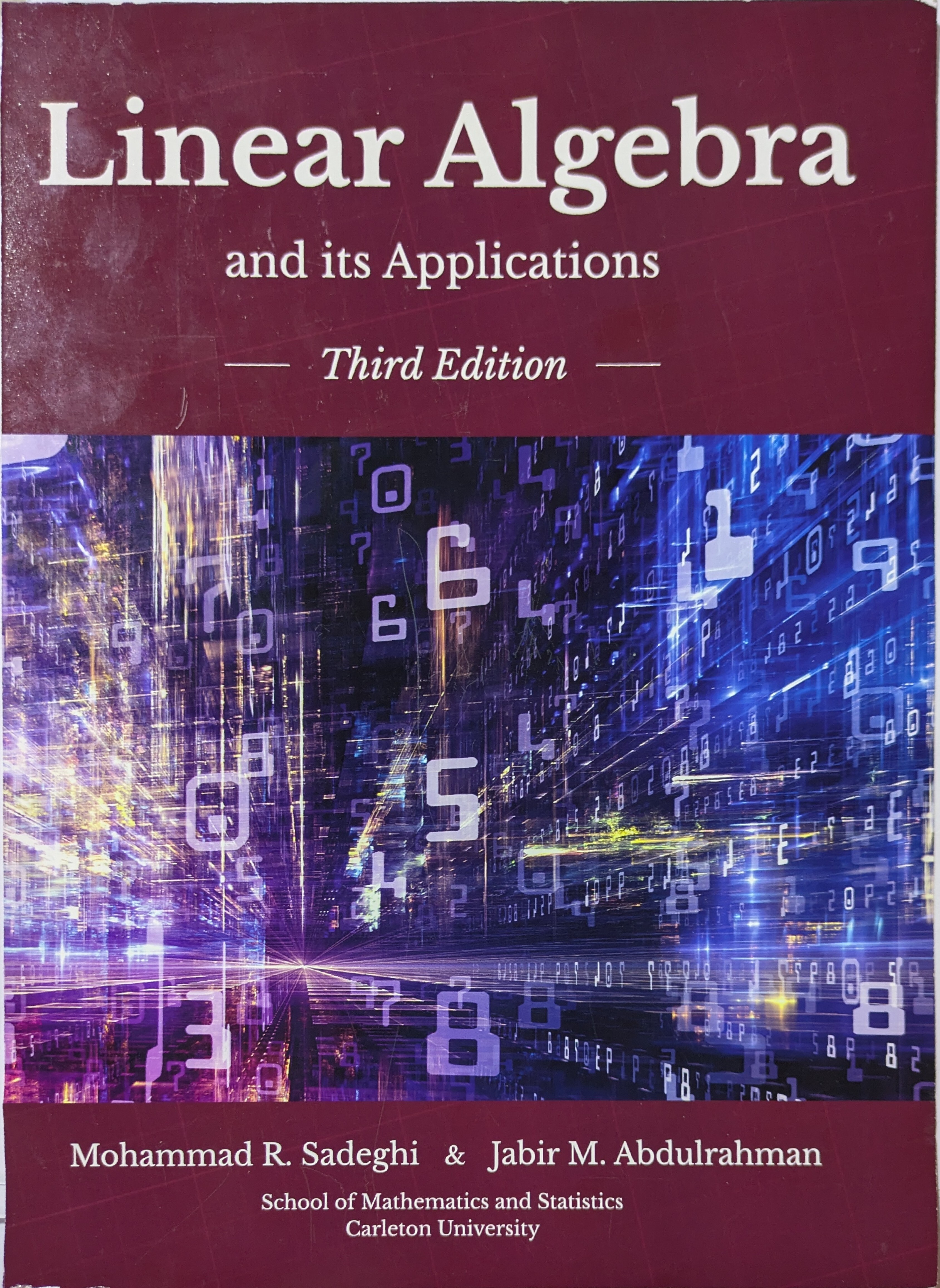 Linear Algebra and its Applications