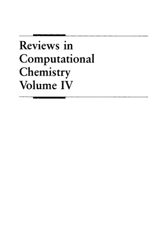 Reviews in Computational Chemistry, Volume 4