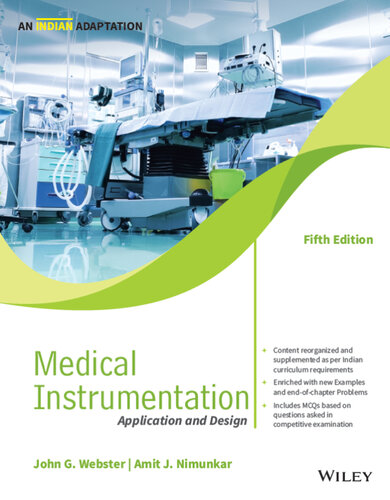 Medical Instrumentation:Application and Design, 5ed (An Indian Adaptation)