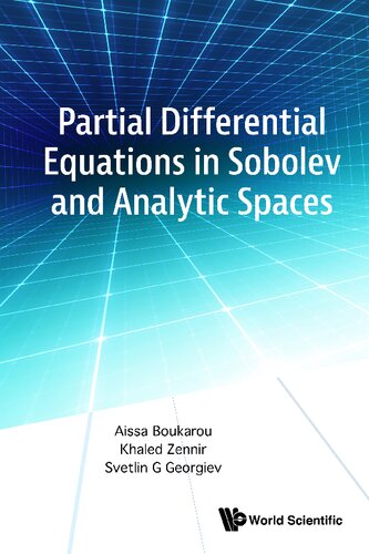 Partial Differential Equations in Sobolev and Analytic Spaces
