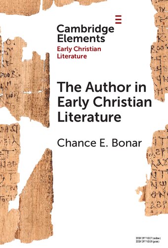 The Author in Early Christian Literature