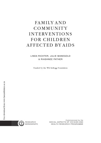 Family and Community Interventions for Children Affected by AIDS