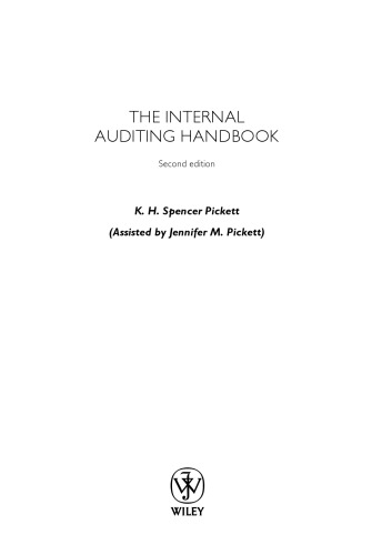 The Internal Auditing Handbook