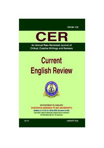 Current English Review (An Annual Peer-Reviewed Journal of Critical, Creative Writings and Reviews) 
Current English Review (An Annual Peer-Reviewed Journal of Critical, Creative Writings and Reviews)
