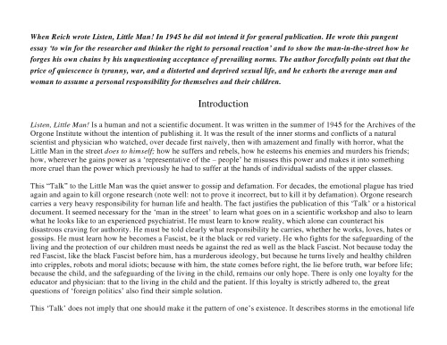 Listen, Little Man! (Noonday, 271)