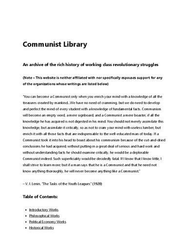 Communist Library