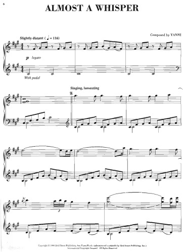 The Best of Yanni (Piano Solo Personality)