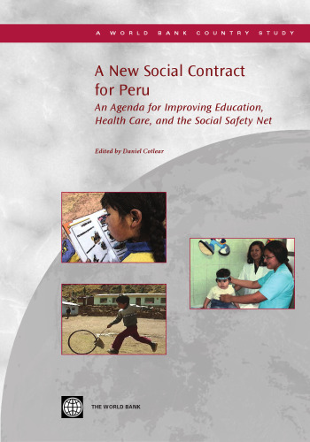 A New Social Contract for Peru: An Agenda for Improving Education, Health Care, and the Social Safety Net