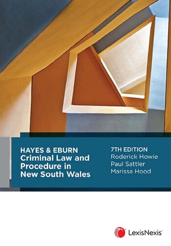 Hayes and Eburn Criminal Law and Procedure in New South Wales