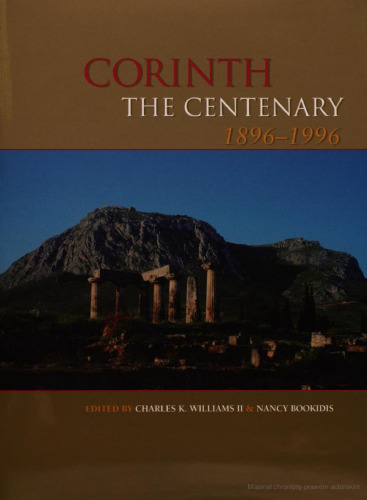 Corinth, the Centenary: 1896 1996