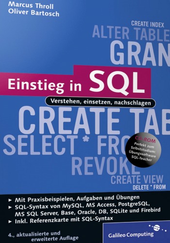 Einstieg in SQL: Verstehen, einsetzen, nachschlagen, 4. Auflage