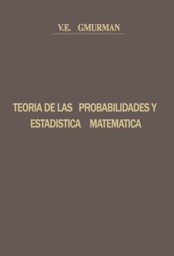 Teoria de las Probabilidades y Estadistica Matematica
