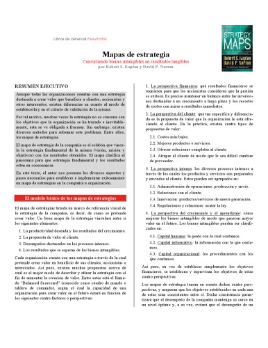 Mapas de estrategia