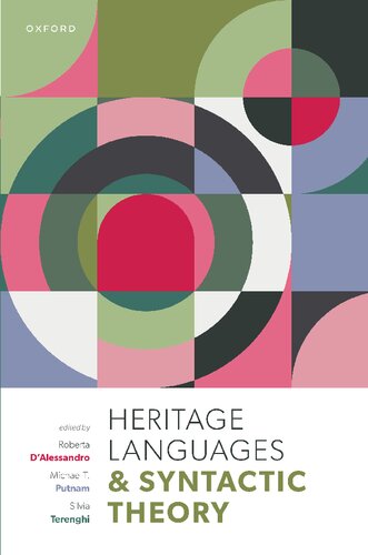 Heritage Languages and Syntactic Theory