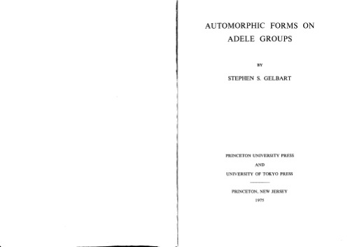 Automorphic Forms on Adele Groups