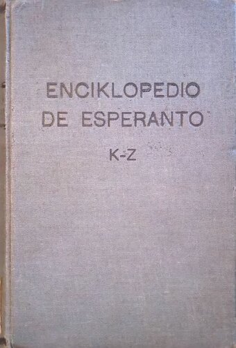 Enciklopedio de Esperanto K-Z