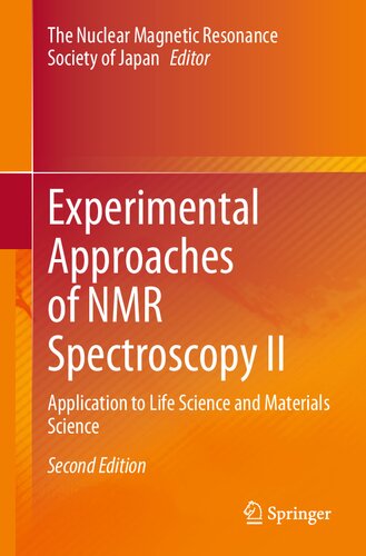 Experimental Approaches of NMR Spectroscopy II: Application to Life Science and Materials Science