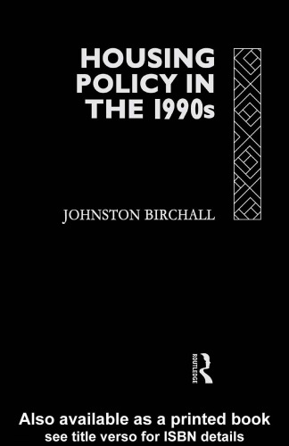 Housing Policy in the 1990s