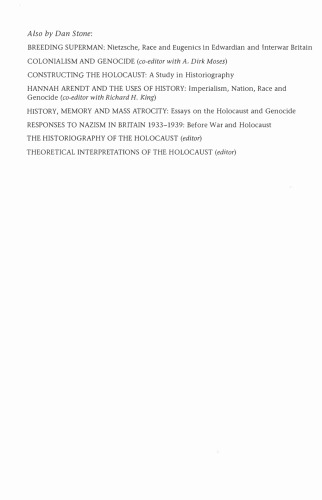 The Historiography of Genocide