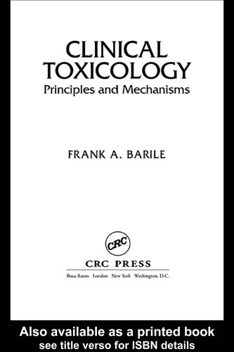 Clinical Toxicology: Principles and Mechanisms