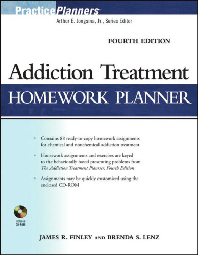 Addiction Treatment Homework Planner,4th Edition