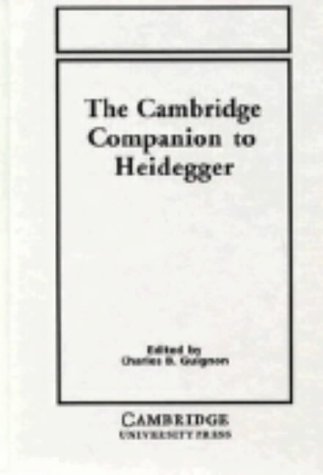 The Cambridge Companion to Heidegger