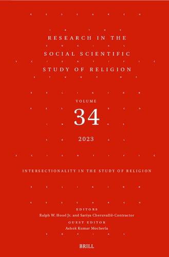 Intersectionality in the Study of Religion