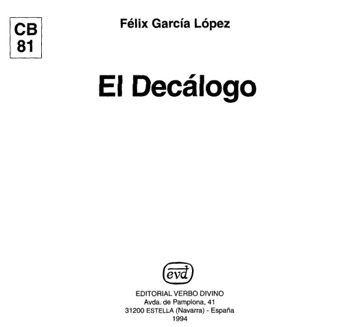 El Decalogo