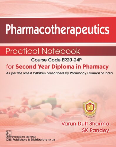 Pharmacotherapeutics Practical Not for Second Year Diploma in Pharmacy