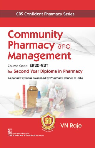 Community Pharmacy and Management Course Code: ER20-22T