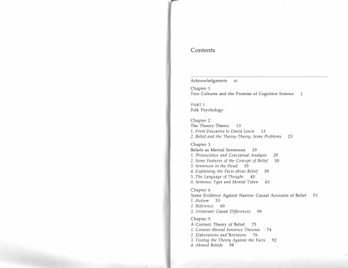 From Folk Psychology to Cognitive Science: The Case Against Belief